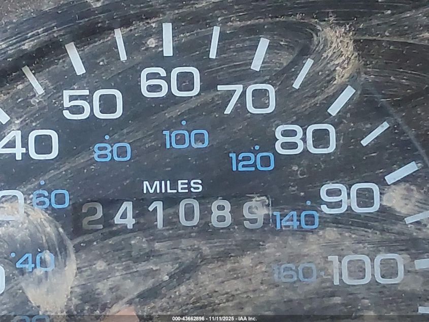 1996 Dodge Ram 1500 VIN: 3B7HC13Y8TM186292 Lot: 43662896