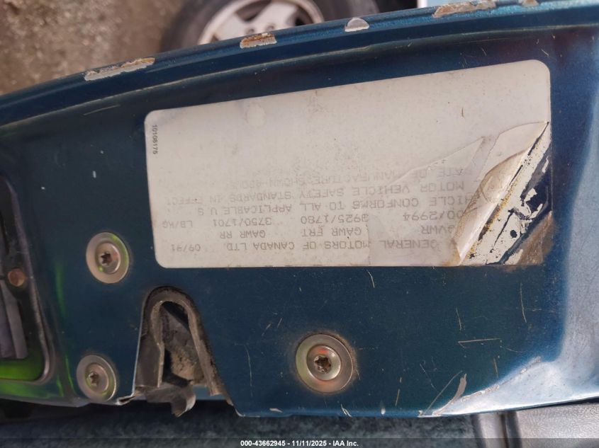 1992 GMC Sierra K1500 VIN: 2GTEK19K0N1505736 Lot: 43662945