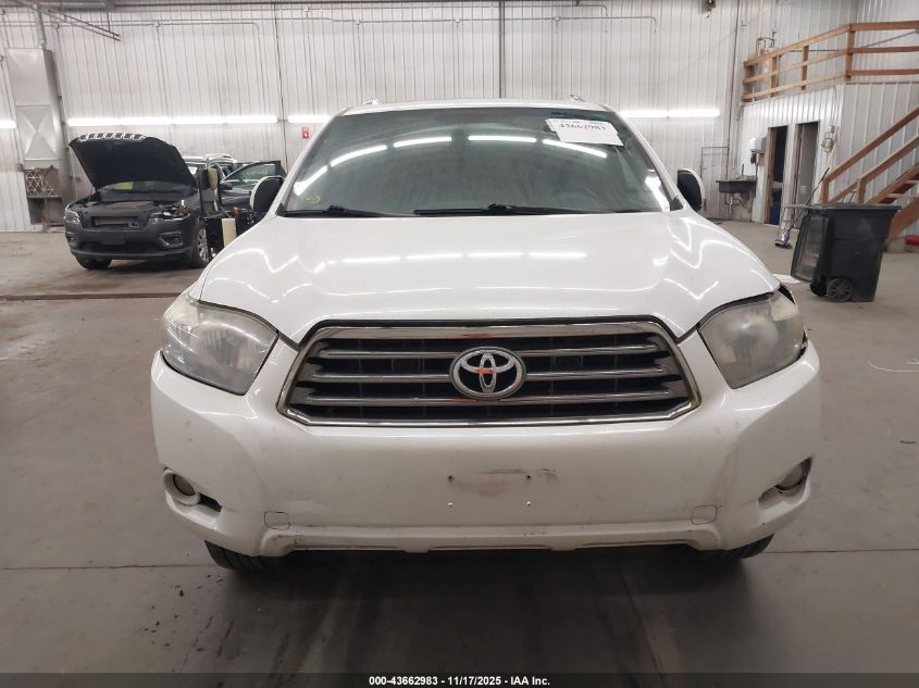 2008 Toyota Highlander Sport VIN: JTEES43A382022503 Lot: 43662983