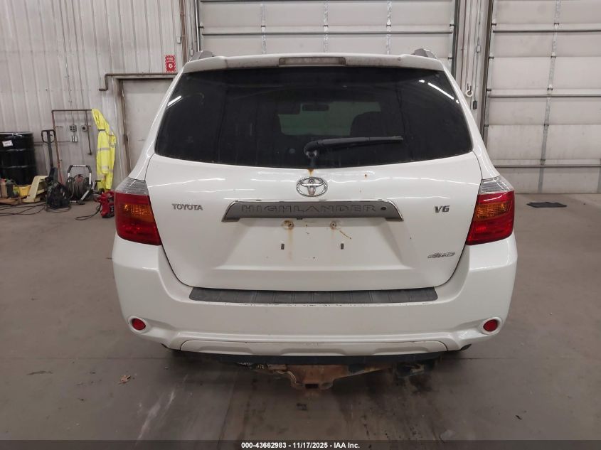 2008 Toyota Highlander Sport VIN: JTEES43A382022503 Lot: 43662983