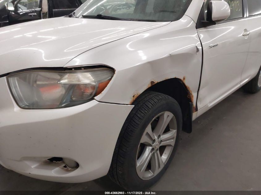 2008 Toyota Highlander Sport VIN: JTEES43A382022503 Lot: 43662983