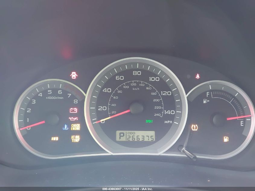 2008 Subaru Impreza 2.5I VIN: JF1GH61648H832327 Lot: 43663007