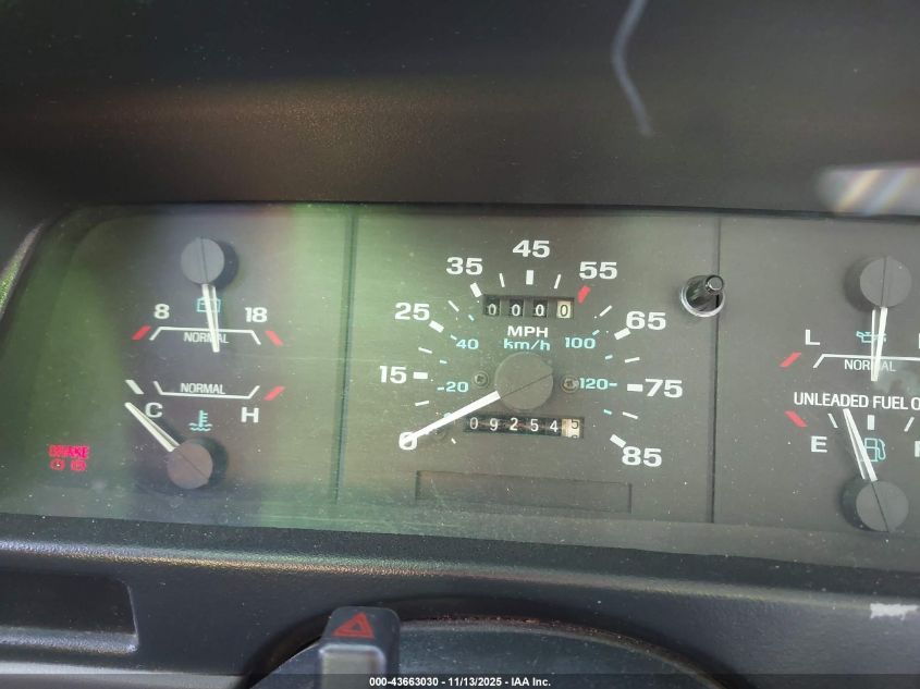 1993 Ford Ranger VIN: 1FTCR10A4PPA54890 Lot: 43663030