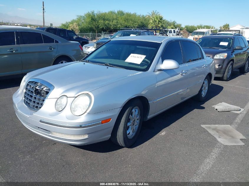 KNALD124265100553 2006 KIA AMANTI photo no. 2