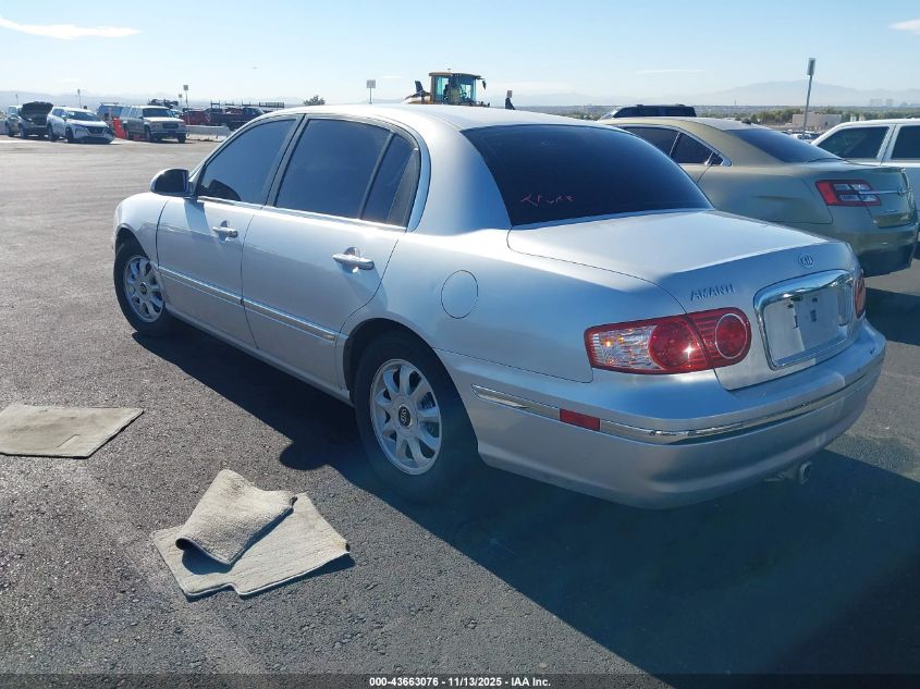 KNALD124265100553 2006 KIA AMANTI photo no. 3