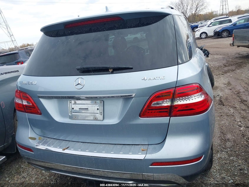 2015 Mercedes-Benz Ml 350 4Matic VIN: 4JGDA5HB2FA459918 Lot: 43663094