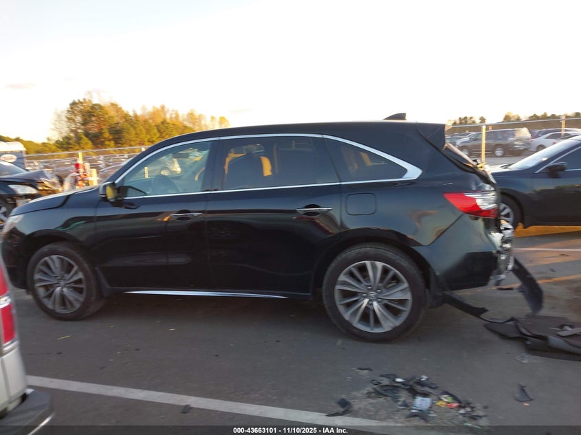 2017 Acura Mdx Technology Package VIN: 5FRYD3H54HB013922 Lot: 43663101