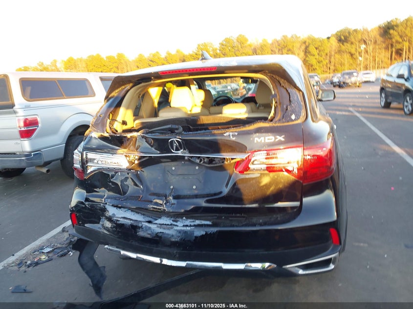 2017 Acura Mdx Technology Package VIN: 5FRYD3H54HB013922 Lot: 43663101