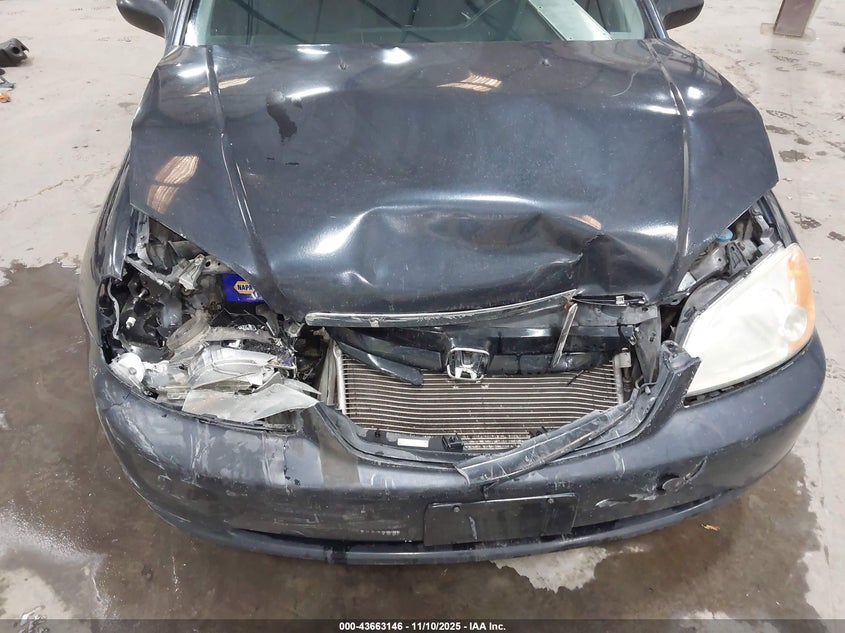 2003 Honda Civic Lx VIN: 2HGES16543H551624 Lot: 43663146