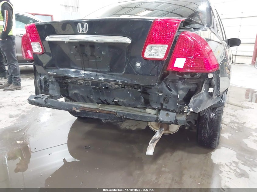 2003 Honda Civic Lx VIN: 2HGES16543H551624 Lot: 43663146