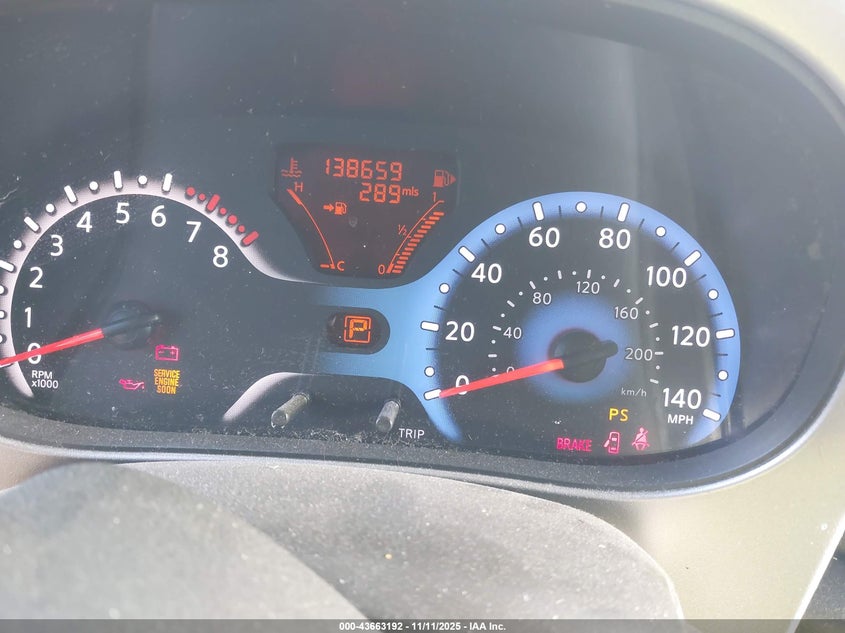 2009 Nissan Cube 1.8S VIN: JN8AZ28R99T125703 Lot: 43663192