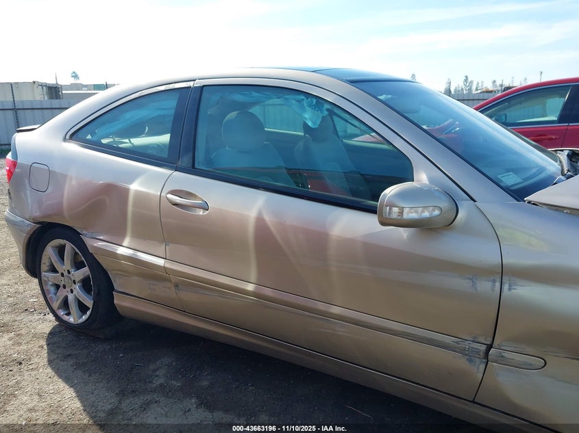 2003 Mercedes-Benz C 230 Kompressor Sport VIN: WDBRN40J33A436234 Lot: 43663196
