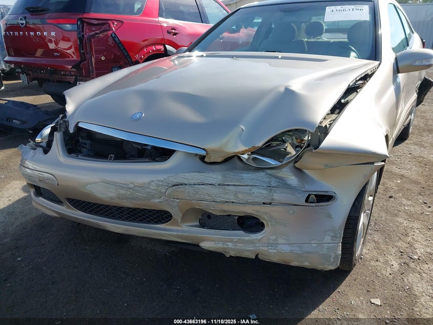 2003 Mercedes-Benz C 230 Kompressor Sport VIN: WDBRN40J33A436234 Lot: 43663196