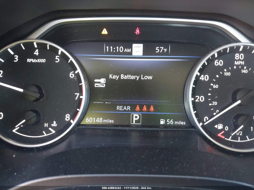 2023 Nissan Maxima Sv Xtronic Cvt VIN: 1N4AA6CV9PC511507 Lot: 43663242