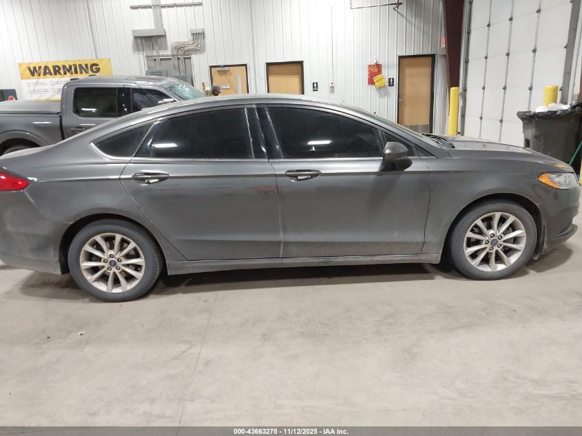 2017 Ford Fusion Se VIN: 3FA6P0H74HR110106 Lot: 43663275