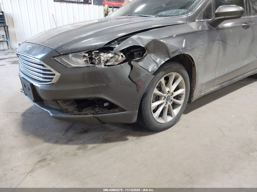 2017 Ford Fusion Se VIN: 3FA6P0H74HR110106 Lot: 43663275