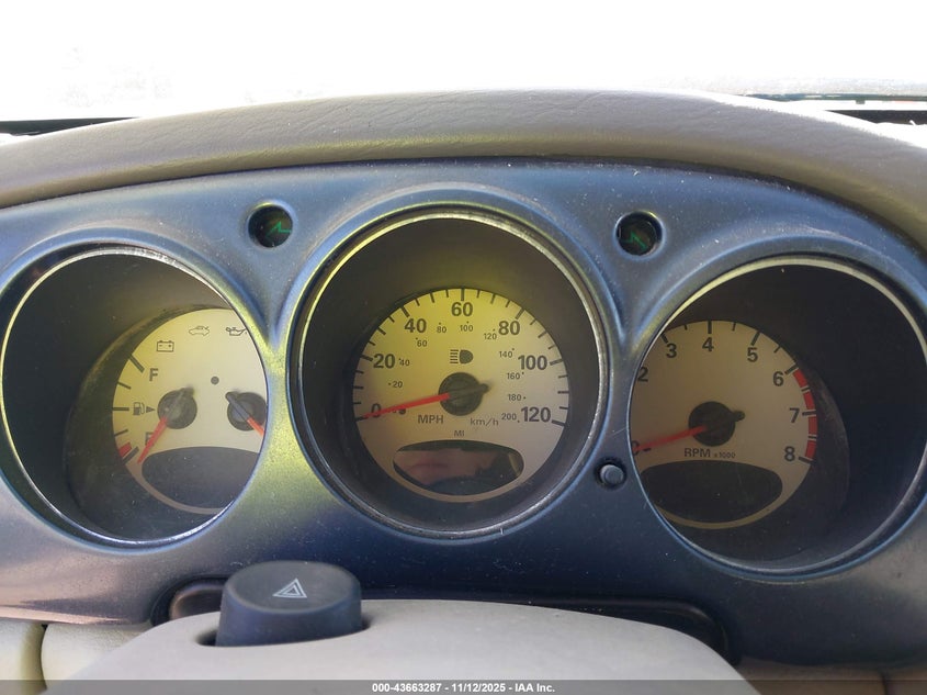 2002 Chrysler Pt Cruiser Touring VIN: 3C4FY58B72T369577 Lot: 43663287