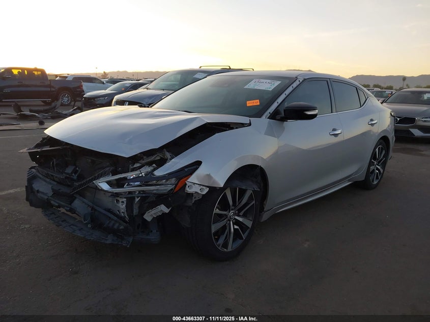 2020 Nissan Maxima Sv Xtronic Cvt VIN: 1N4AA6CV4LC370338 Lot: 43663307