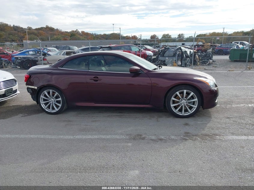 2010 Infiniti G37 VIN: JN1CV6FE9AM354956 Lot: 43663330