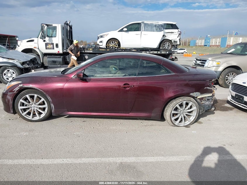2010 Infiniti G37 VIN: JN1CV6FE9AM354956 Lot: 43663330