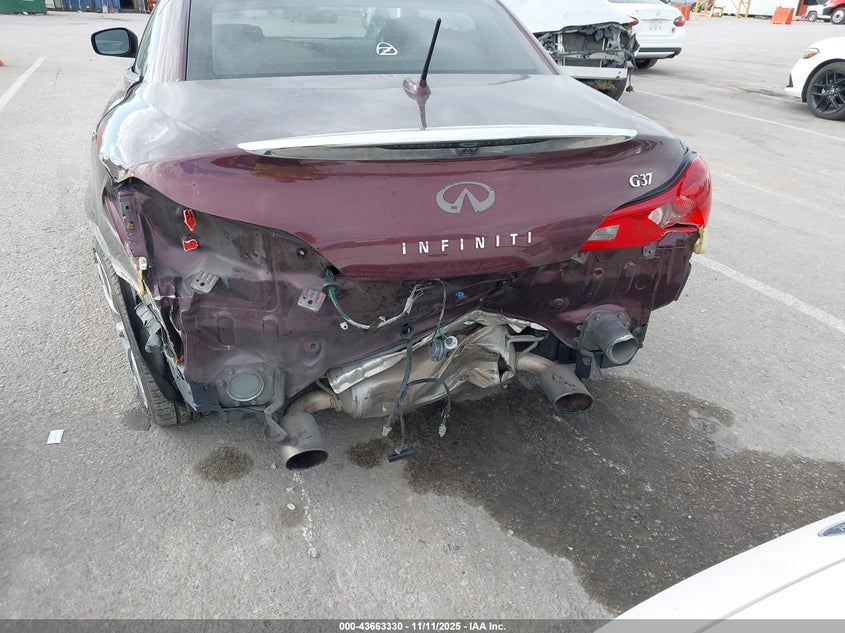 2010 Infiniti G37 VIN: JN1CV6FE9AM354956 Lot: 43663330