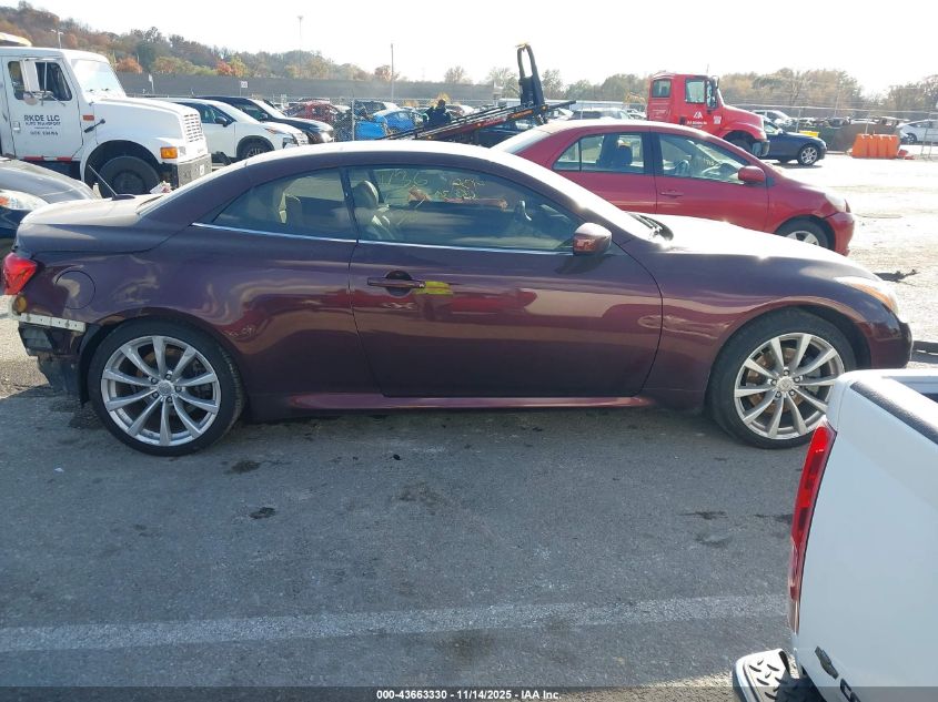 2010 Infiniti G37 VIN: JN1CV6FE9AM354956 Lot: 43663330