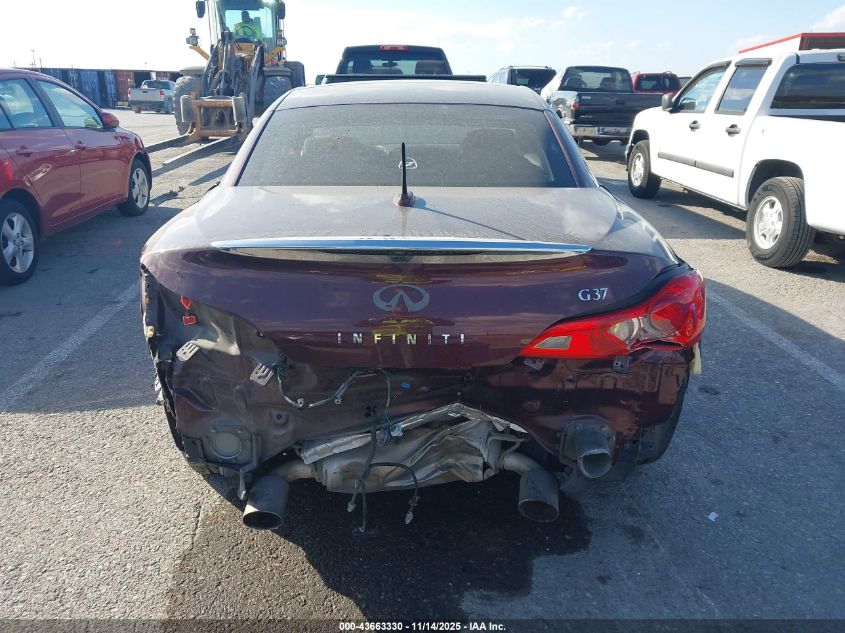 2010 Infiniti G37 VIN: JN1CV6FE9AM354956 Lot: 43663330