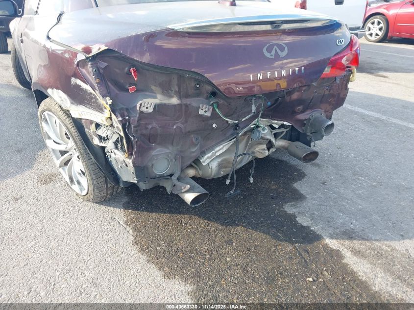 2010 Infiniti G37 VIN: JN1CV6FE9AM354956 Lot: 43663330