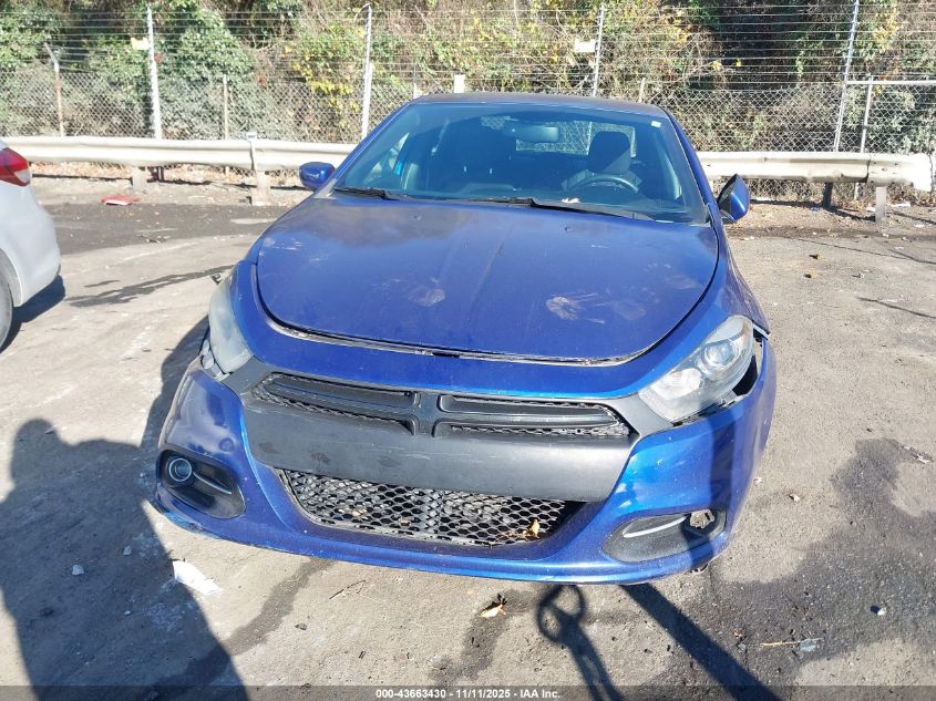 2014 Dodge Dart Sxt VIN: 1C3CDFBB7ED745674 Lot: 43663430