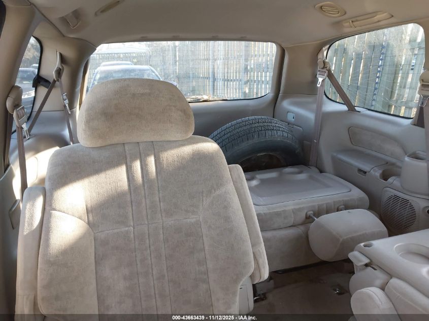 2001 Toyota Sienna Xle VIN: 4T3ZF13C81U341841 Lot: 43663439