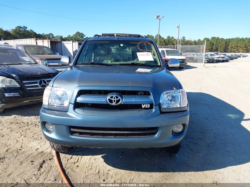 2007 Toyota Sequoia Limited V8 VIN: 5TDZT38A57S292197 Lot: 43663450