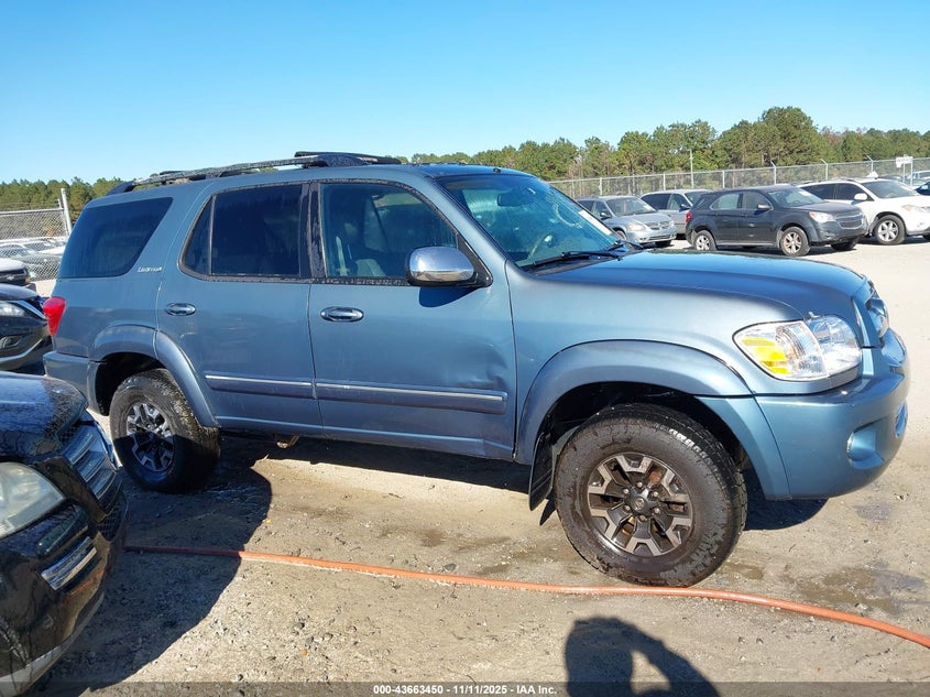 2007 Toyota Sequoia Limited V8 VIN: 5TDZT38A57S292197 Lot: 43663450
