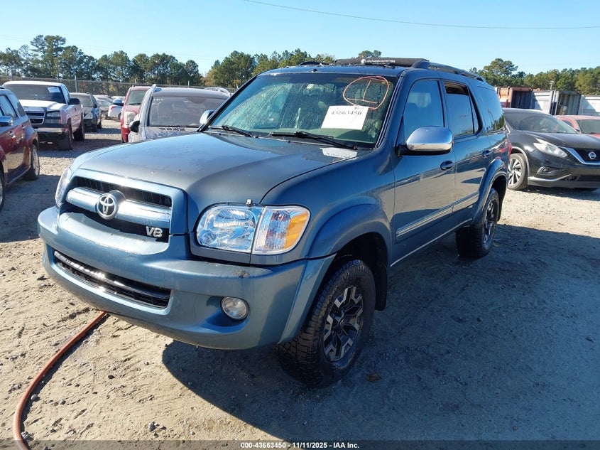5TDZT38A57S292197 2007 TOYOTA SEQUOIA photo no. 2