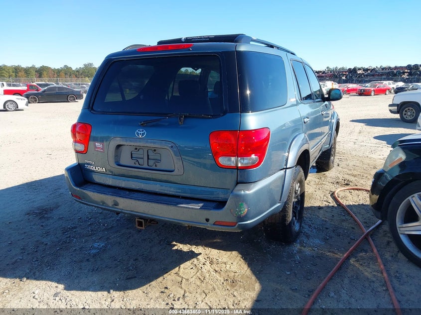 5TDZT38A57S292197 2007 TOYOTA SEQUOIA photo no. 4
