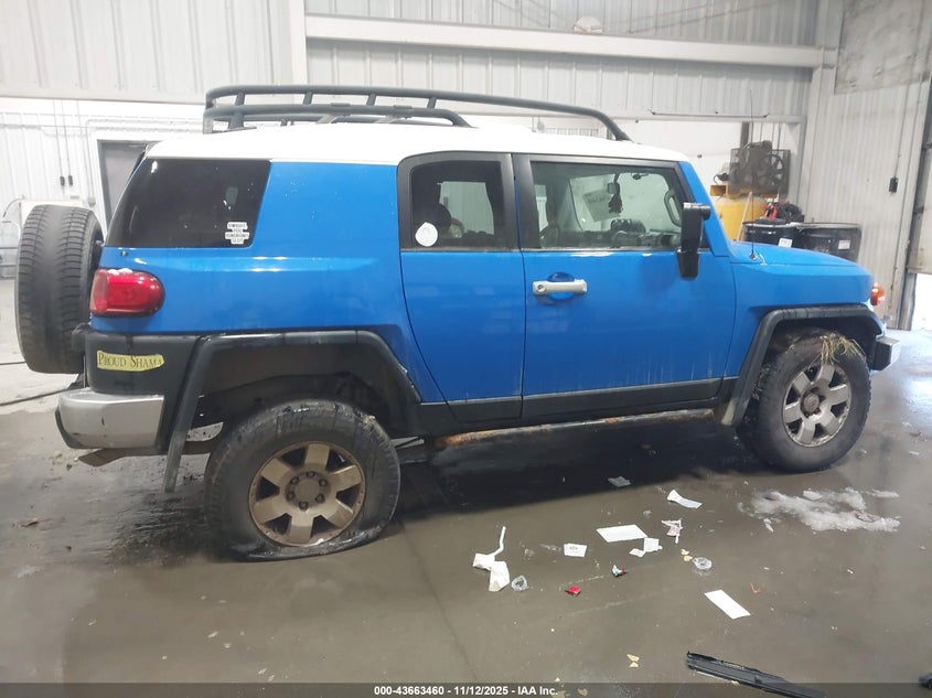 2007 Toyota Fj Cruiser VIN: JTEBU11F070043359 Lot: 43663460