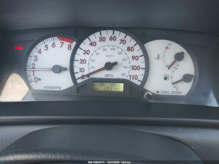 2003 Toyota Corolla S VIN: 2T1BR32E03C088888 Lot: 43663473