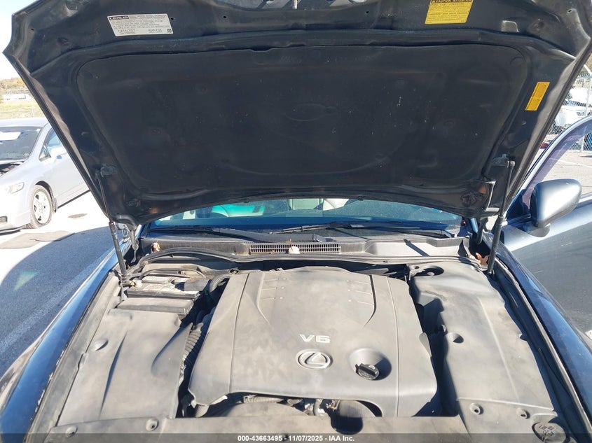 2007 Lexus Is 250 VIN: JTHCK262375013557 Lot: 43663495