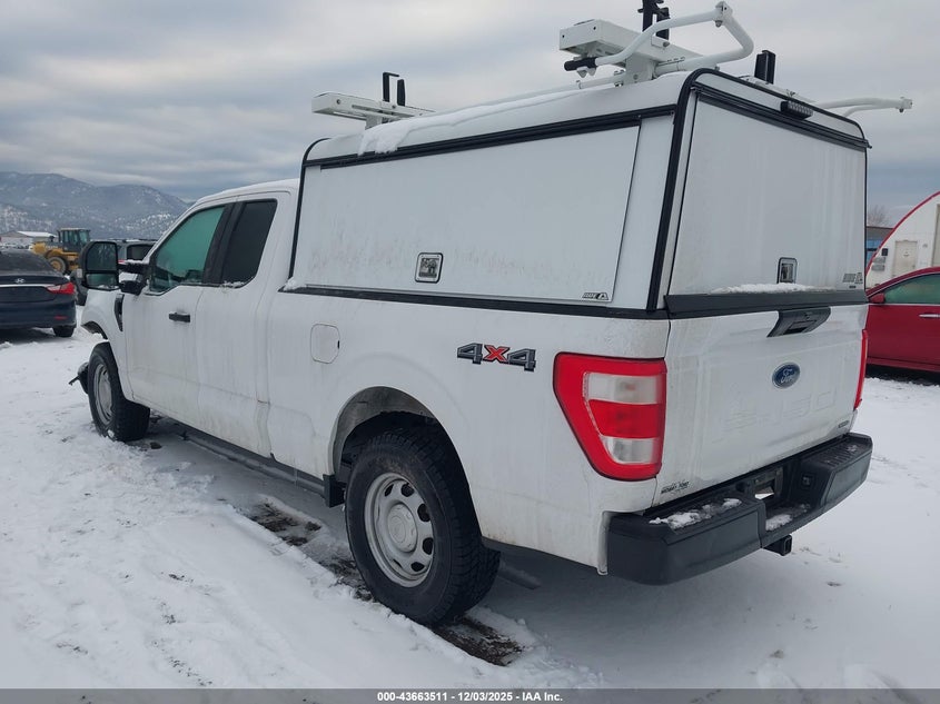 VIN 1FTEX1EP9MKE59096 2021 FORD F-150 XL