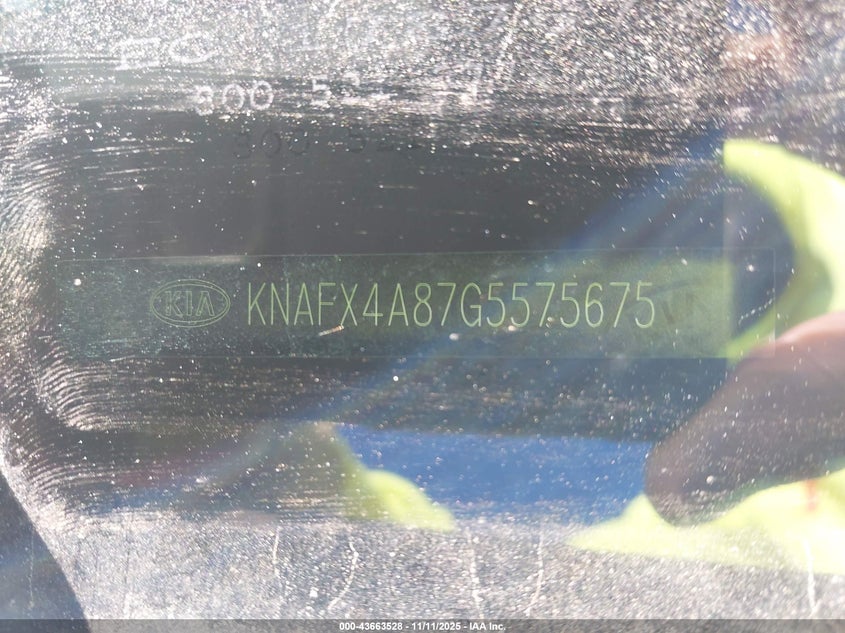 2016 Kia Forte Ex VIN: KNAFX4A87G5575675 Lot: 43663528