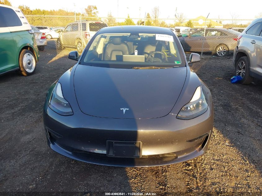 2023 Tesla Model 3 Rear-Wheel Drive VIN: 5YJ3E1EAXPF473910 Lot: 43663541