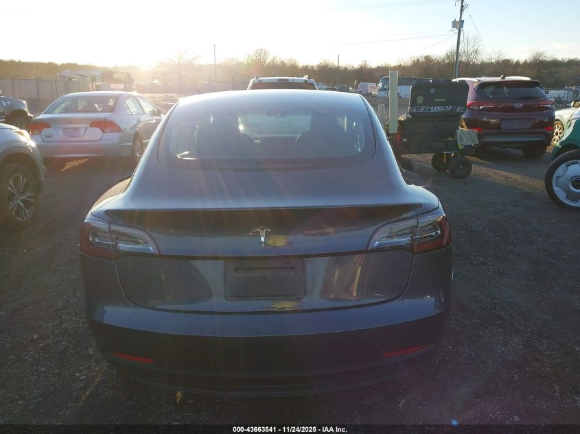 2023 Tesla Model 3 Rear-Wheel Drive VIN: 5YJ3E1EAXPF473910 Lot: 43663541