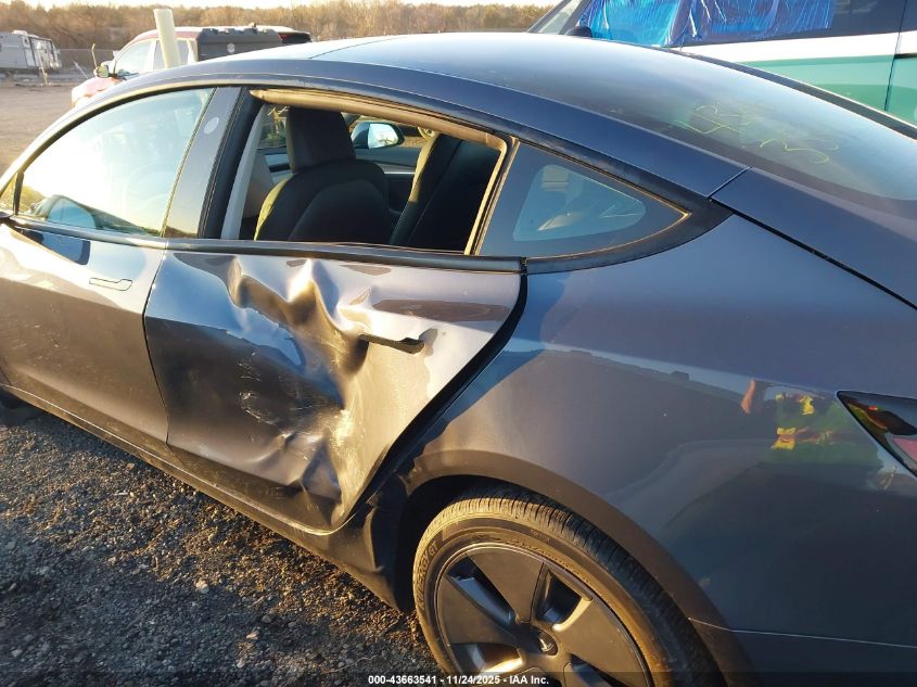 2023 Tesla Model 3 Rear-Wheel Drive VIN: 5YJ3E1EAXPF473910 Lot: 43663541