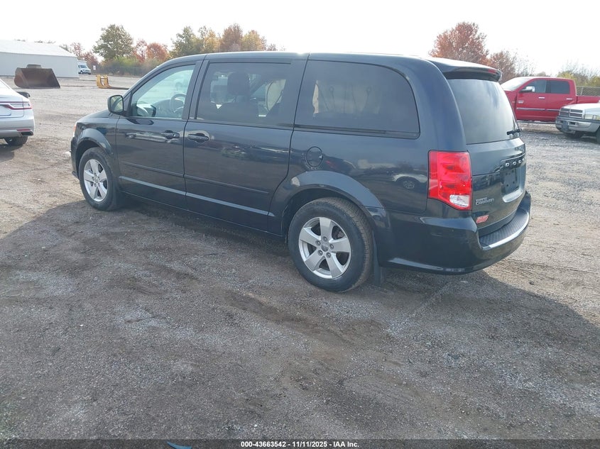 2013 DODGE GRAND CARAVAN SE 2C4RDGBG6DR723801