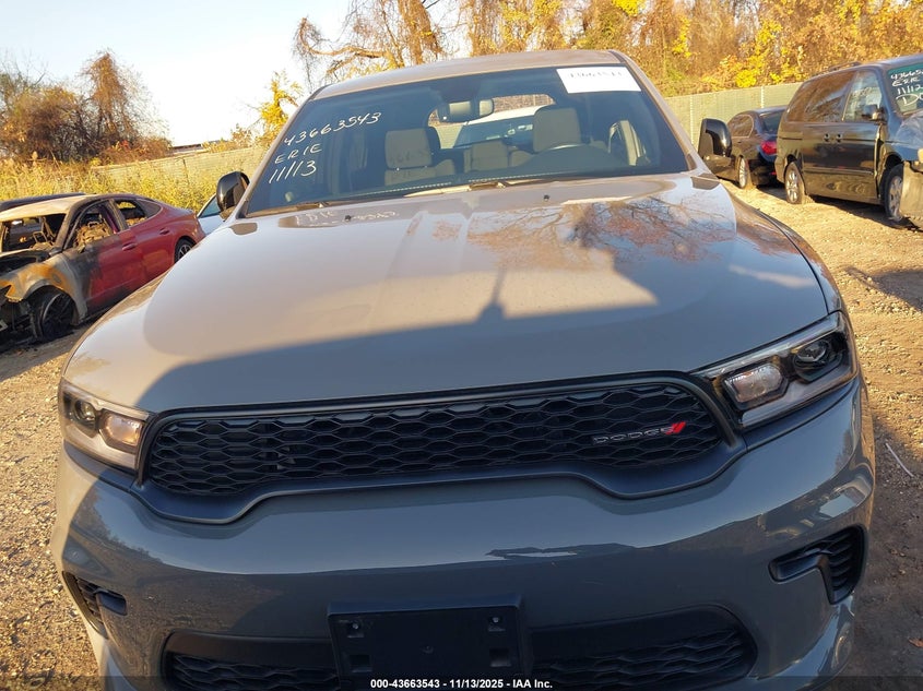 2025 Dodge Durango Gt Awd VIN: 1C4RDJDG6SC525073 Lot: 43663543