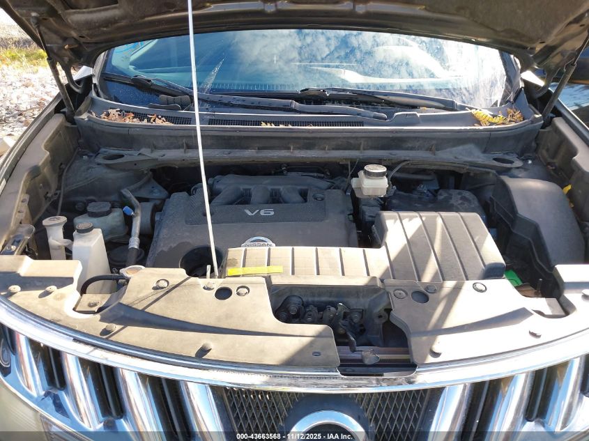 2009 Nissan Murano S VIN: JN8AZ18W09W200237 Lot: 43663568