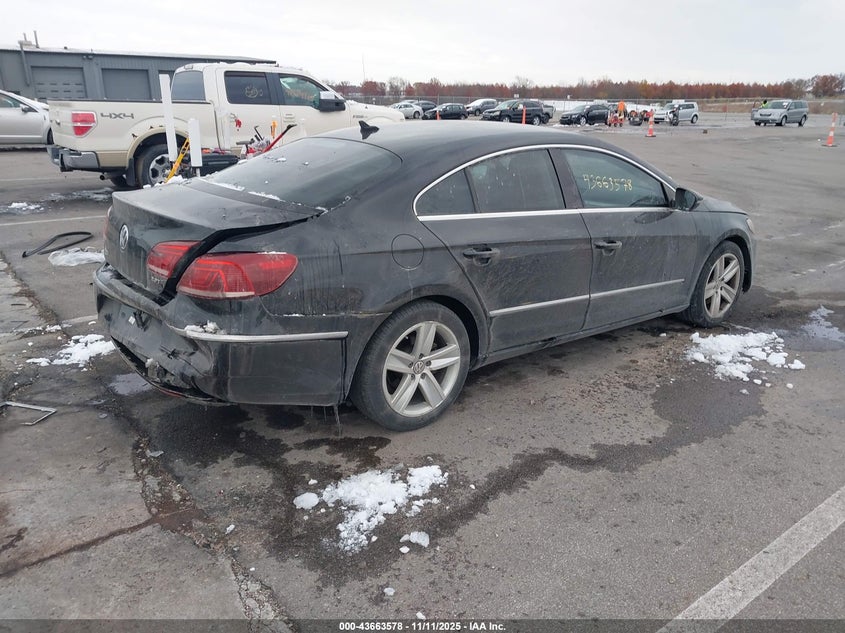 2014 VOLKSWAGEN CC 2.0T SPORT - WVWBP7AN3EE517312