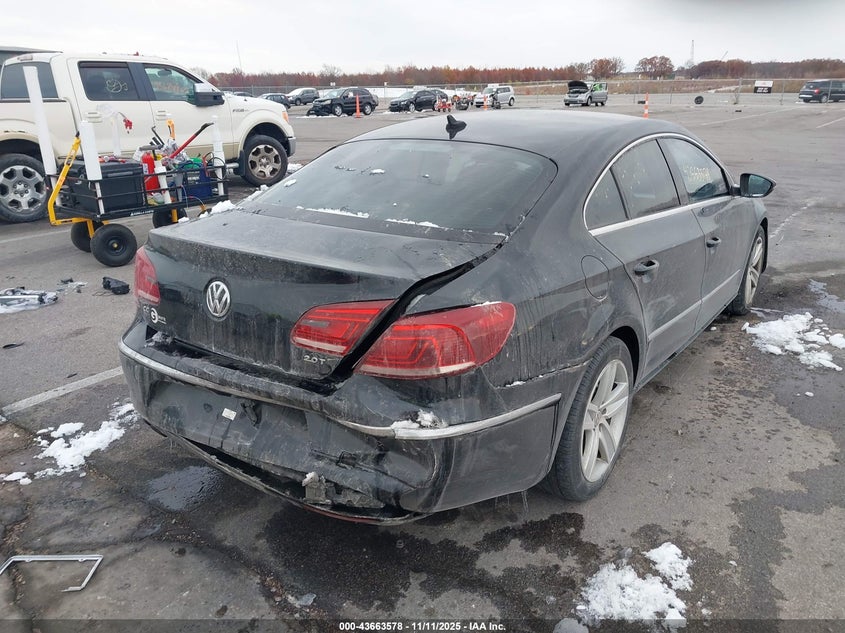 2014 VOLKSWAGEN CC 2.0T SPORT - WVWBP7AN3EE517312