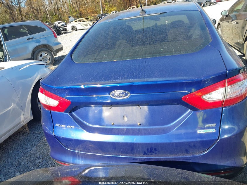 2014 Ford Fusion Se VIN: 3FA6P0H91ER295955 Lot: 43663607