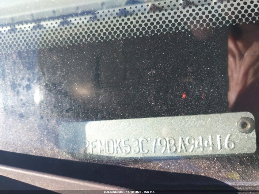 2009 Ford Flex Limited VIN: 2FMDK53C79BA94416 Lot: 43663609