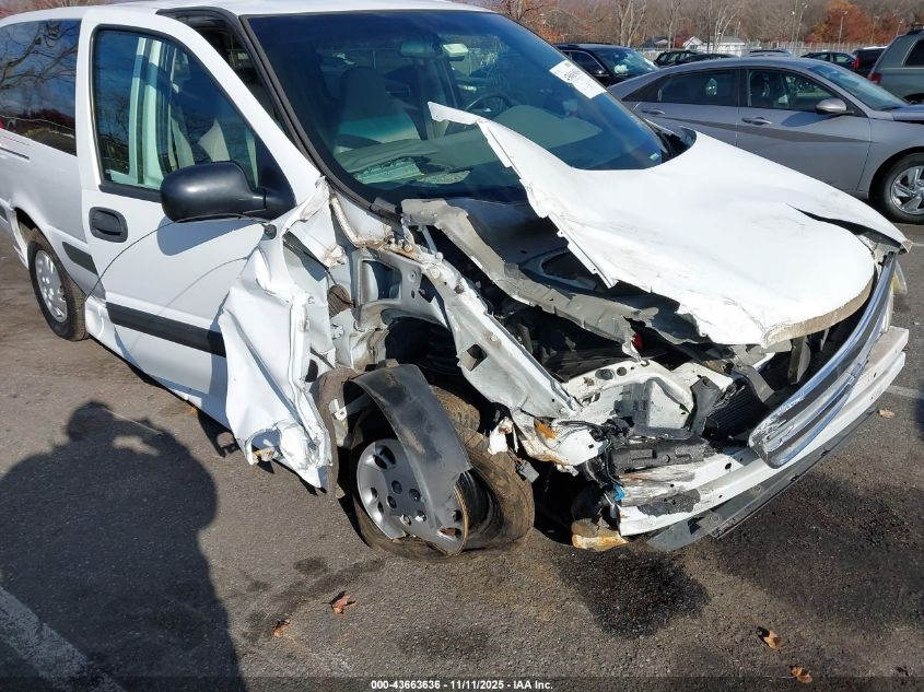 2002 Chevrolet Venture Plus VIN: 1GNDX03E42D263261 Lot: 43663636